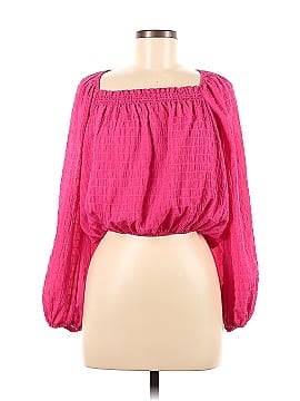 Pink Lily Long Sleeve Blouse (view 1)