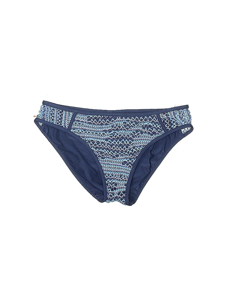 Becca Fair Isle Blue Swimsuit Bottoms Size S 55 off ThredUp