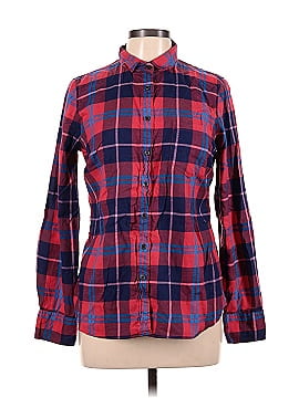 J.Crew Factory Store Long Sleeve Button-Down Shirt (view 1)