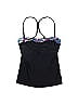 Athleta Floral Motif Black Swimsuit Top Size Sm (32D) - photo 1