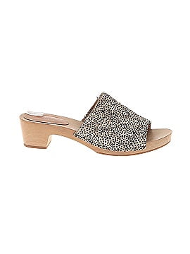 Madewell The Evelyn Slide Clog in Spotted Calf Hair (view 1)