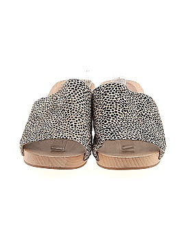 Madewell The Evelyn Slide Clog in Spotted Calf Hair (view 2)
