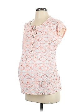 Isabel Maternity Short Sleeve Blouse (view 1)