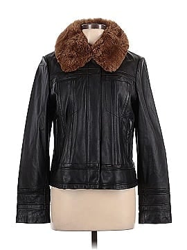 Badgley Mischka Faux Leather Jacket (view 1)
