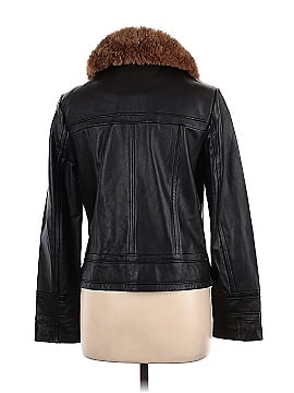 Badgley Mischka Faux Leather Jacket (view 2)