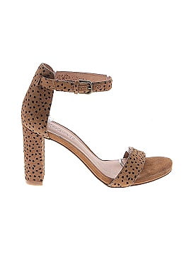 Madewell The Brooke Ankle-Strap Sandal in Spot Dot Calf Hair (view 1)