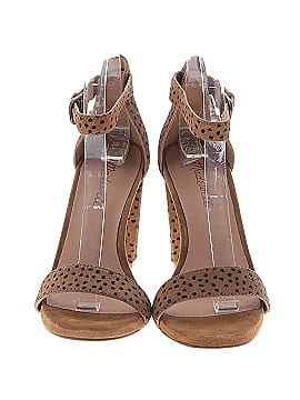 Madewell The Brooke Ankle-Strap Sandal in Spot Dot Calf Hair (view 2)