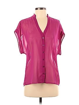 Red Haute Short Sleeve Blouse (view 1)