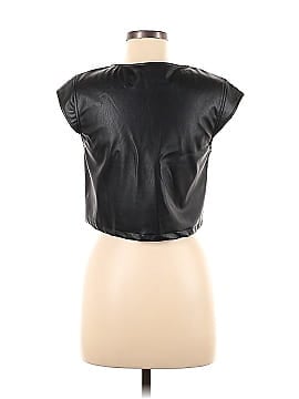Sincerely Jules Faux Leather Top (view 2)