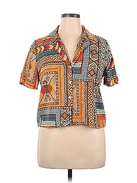 Haute Hippie Short Sleeve Button-Down Shirt (view 1)