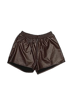 Streetwear Society Faux Leather Shorts (view 1)