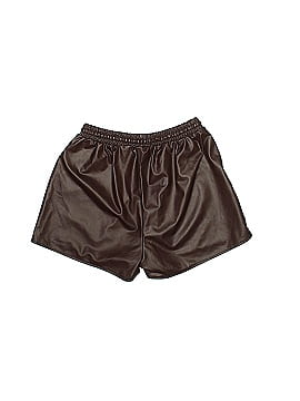 Streetwear Society Faux Leather Shorts (view 2)