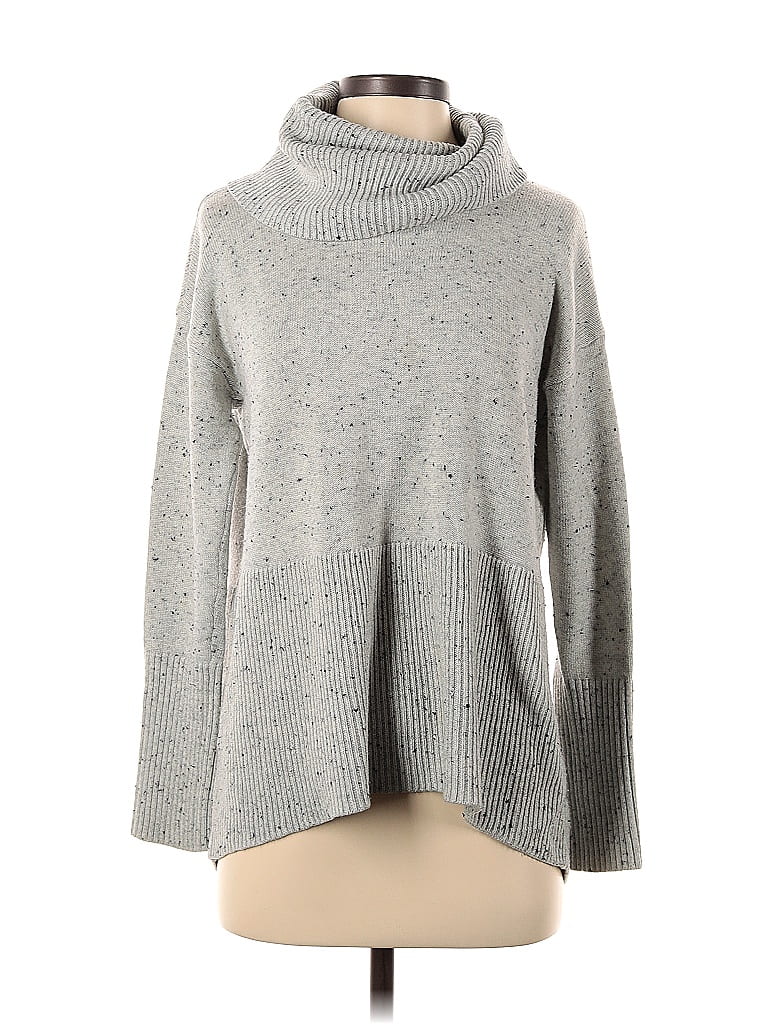 Lou & Grey Gray Pullover Sweater Size S - photo 1