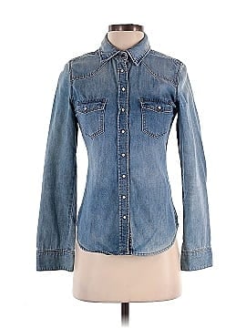 &Denim by H&M Long Sleeve Button-Down Shirt (view 1)