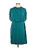 Jessica Simpson Solid Teal Cocktail Dress Size 12 - photo 1