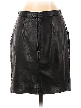 Maje Leather Skirt (view 2)
