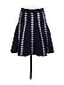 Olivia & Grace Jacquard Argyle Fair Isle Stars Graphic Blue Casual Skirt Size S - photo 1