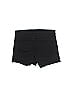 Express Solid Black Denim Shorts Size 4 - photo 2