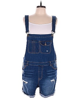 Wax Jean Overall Shorts (view 1)