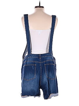 Wax Jean Overall Shorts (view 2)