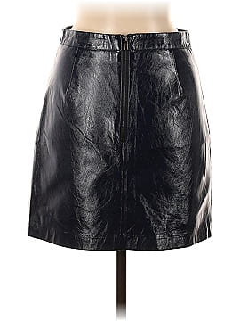 Strides By Miyanna Faux Leather Skirt (view 2)
