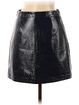 Strides By Miyanna Faux Leather Skirt (view 1)
