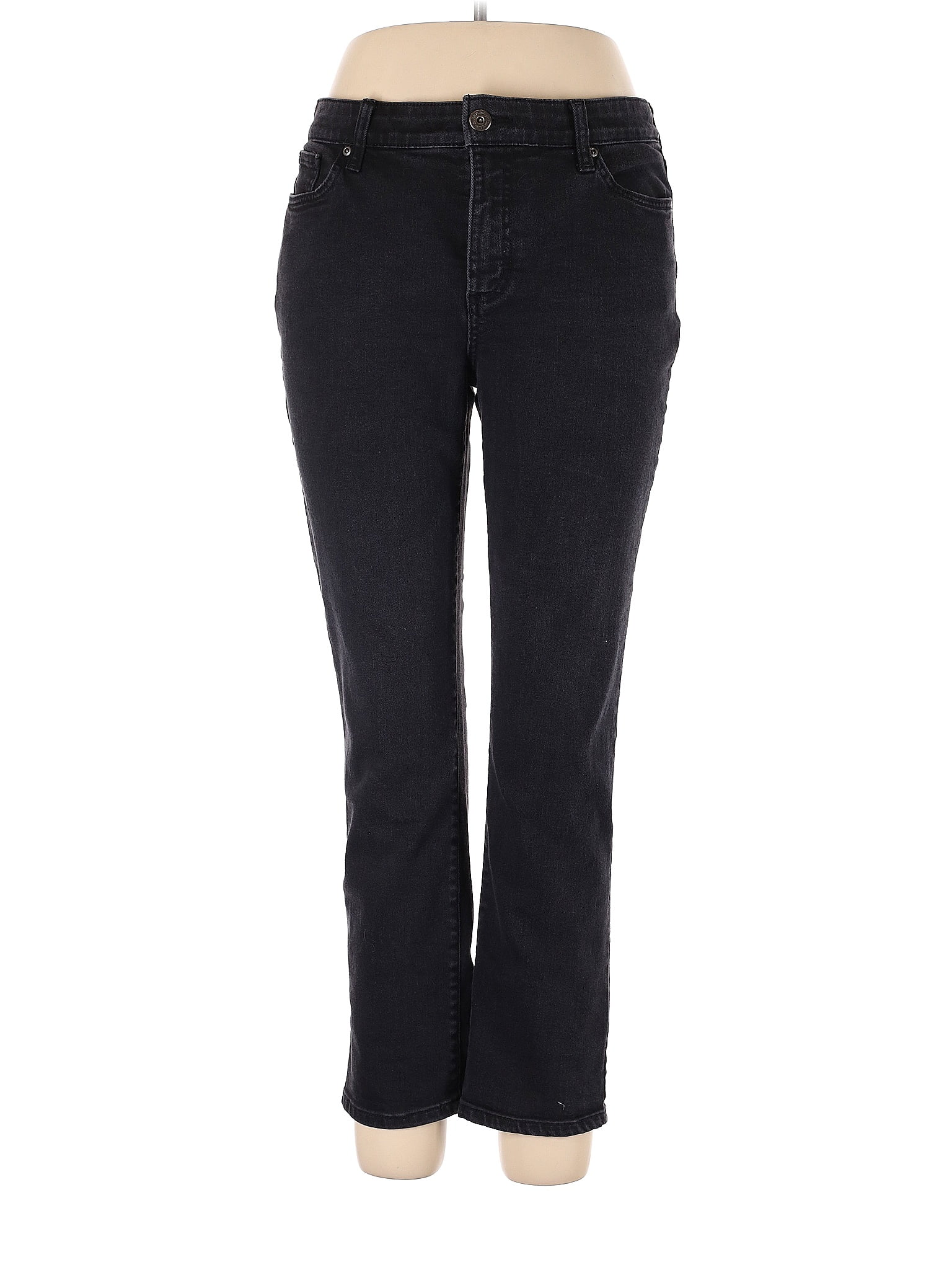 St. John's Bay Tortoise Black Jeans Size 12 - 60% off | ThredUp