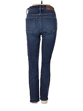 Madewell 9" Mid-Rise Skinny Jeans in Hayes Wash: Button-Front Edition (view 2)