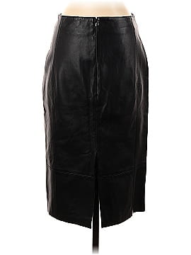 Kate Spade Saturday Faux Leather Skirt (view 2)