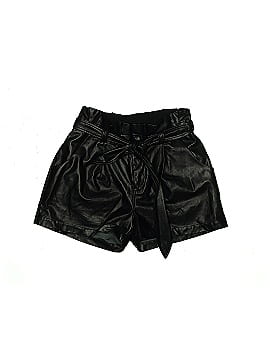 David Lerner Faux Leather Shorts (view 1)