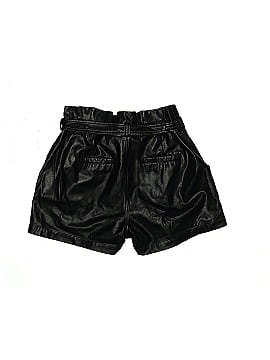 David Lerner Faux Leather Shorts (view 2)
