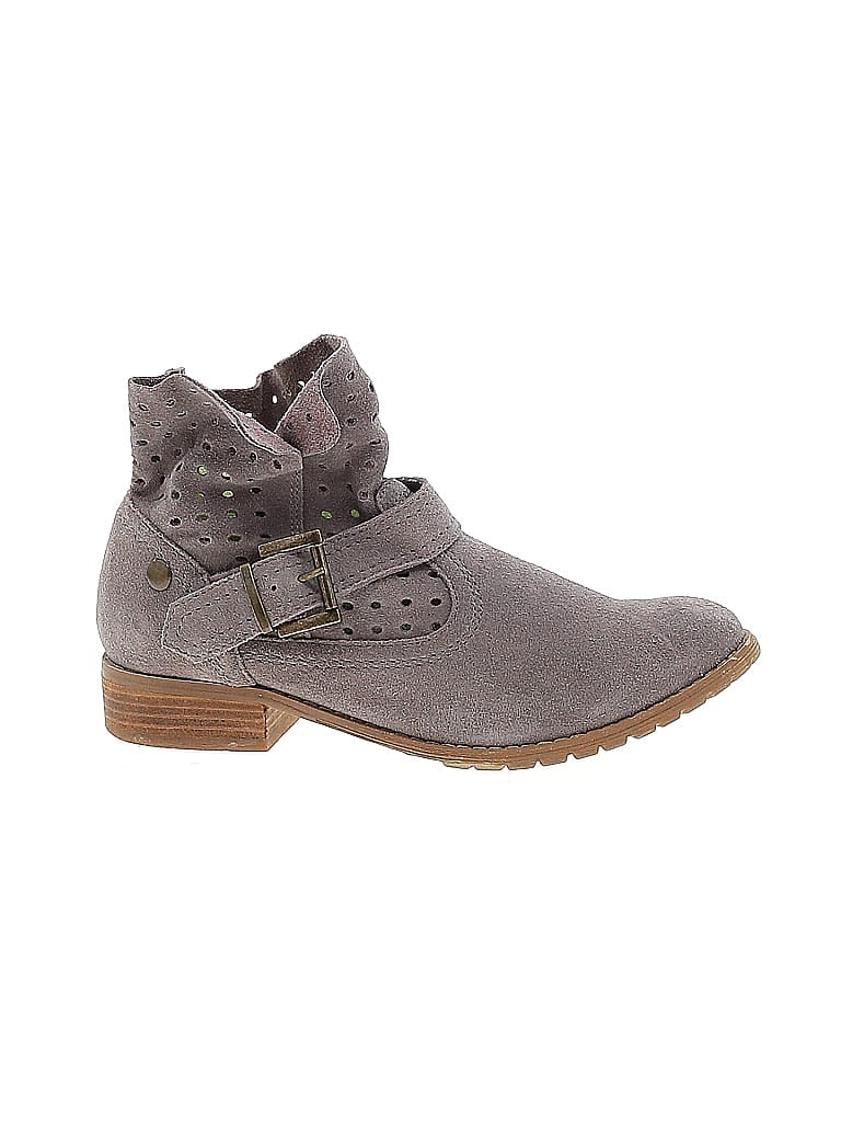 Restricted Shoes Gray Ankle Boots Size 6 1/2 - photo 1