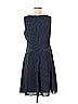 The Limited Outlet Polka Dots Blue Casual Dress Size 10 - photo 2