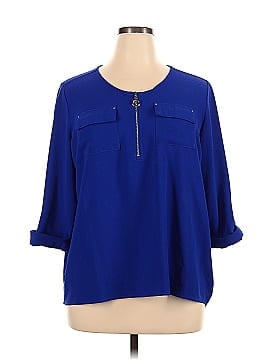 emily g. 3/4 Sleeve Blouse (view 1)