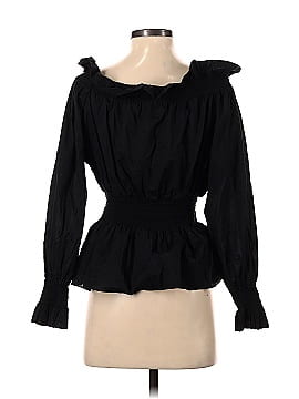 Adam Lippes Collective Long Sleeve Blouse (view 2)