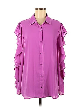 Slim Factor by Investments Long Sleeve Blouse (view 1)