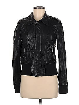LINE Faux Leather Jacket (view 1)