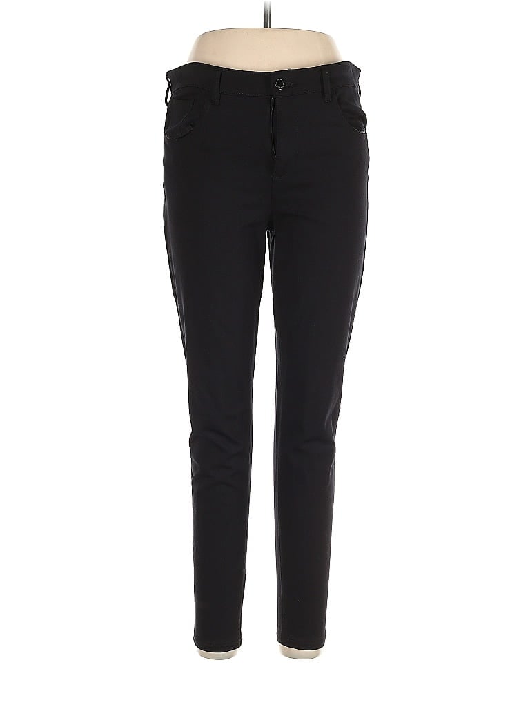 Liz Claiborne Solid Black Casual Pants Size 12 - photo 1
