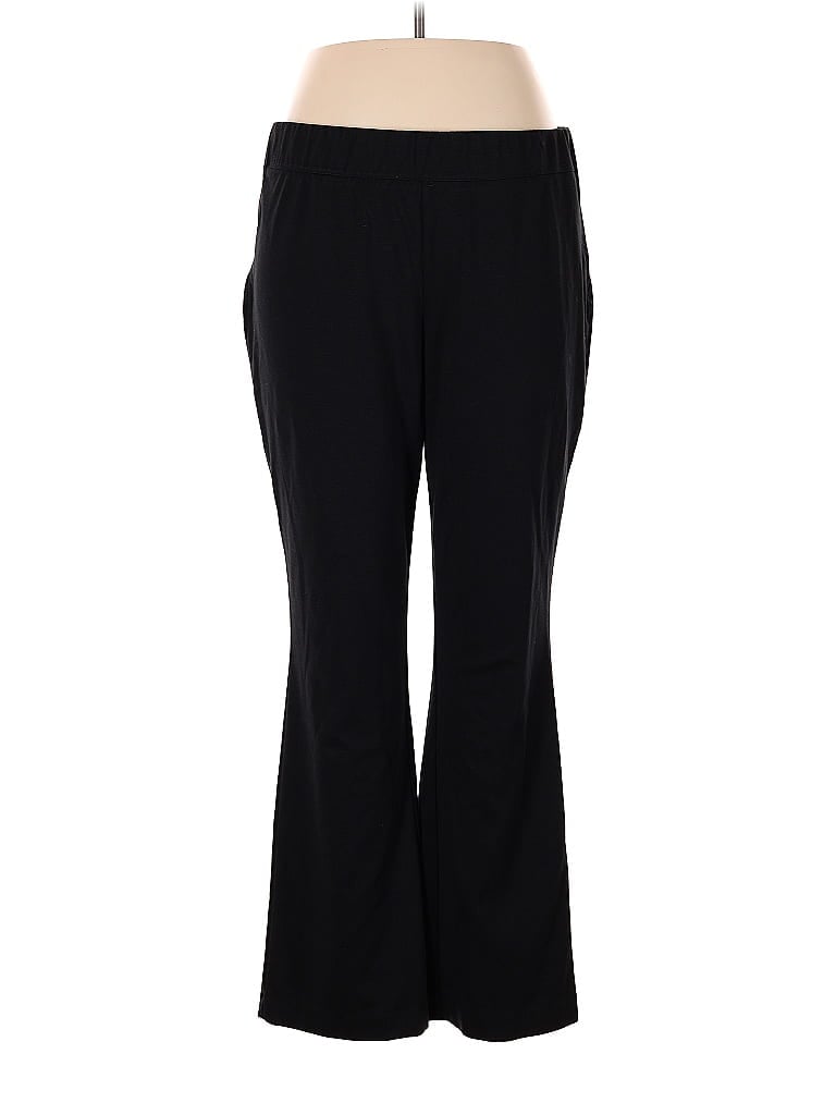 Simply Vera Vera Wang Black Casual Pants Size XL - photo 1