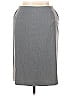 Talbots Solid Gray Casual Skirt Size 14 - photo 1
