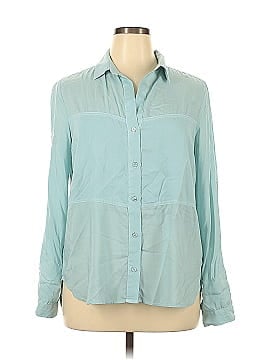 Side Stitch Long Sleeve Blouse (view 1)