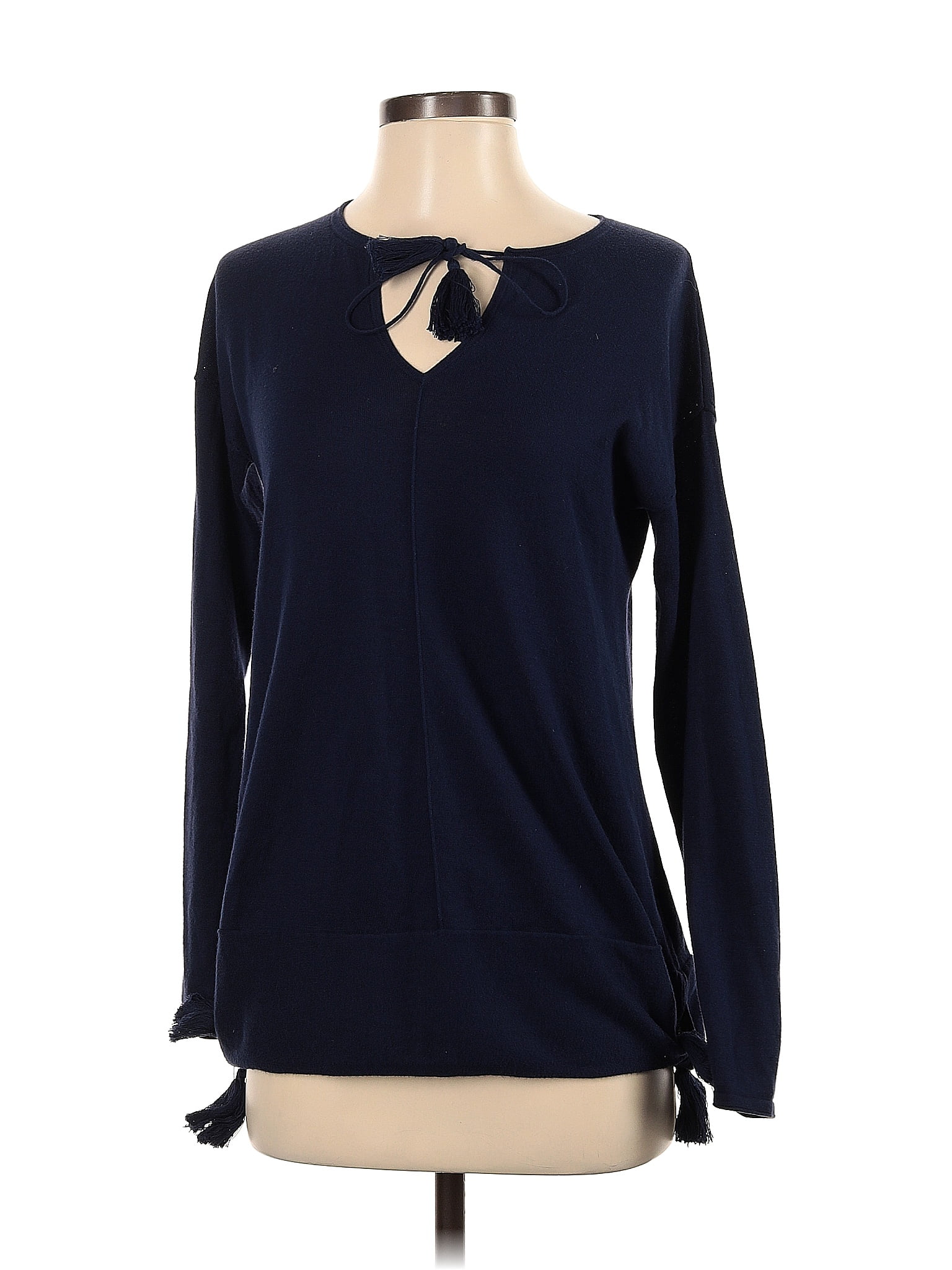 Blouse Long Sleeve By Lilly Pulitzer In Blue, Size: Xs