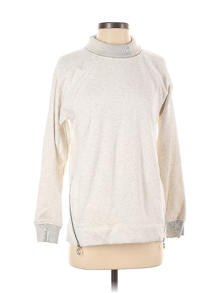 Athleta Silver Turtleneck Sweater Size XS - photo 1