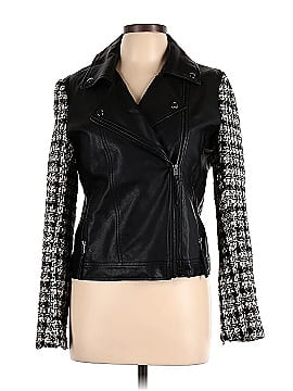 Romeo & Juliet Couture Faux Leather Jacket (view 1)