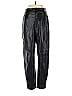 Zara 100% Polyester Black Faux Leather Pants Size XS - photo 1