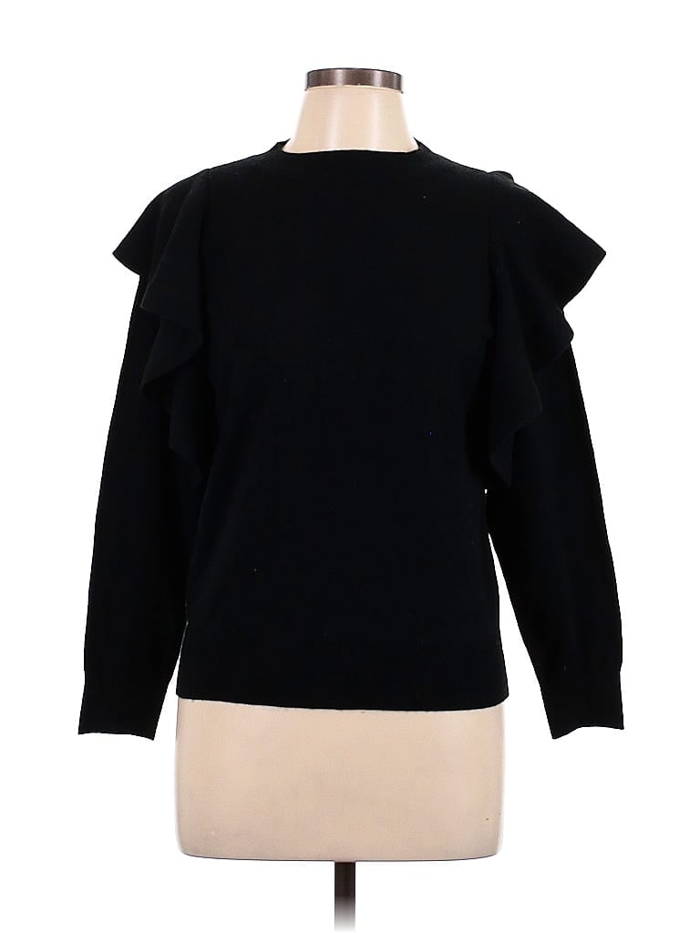 FRAY I.D 100% Acrylic Black Pullover Sweater Size L - photo 1