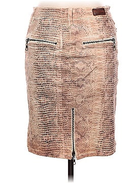 LACAUSA Faux Leather Skirt (view 2)