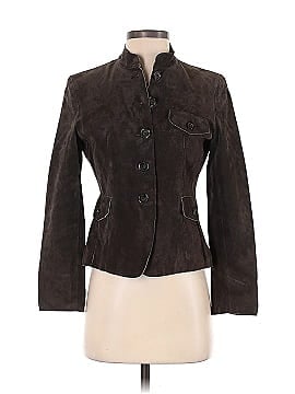 AK Anne Klein Leather Jacket (view 1)