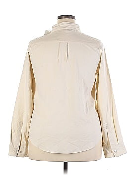 MG Silk Collection Long Sleeve Silk Top (view 2)