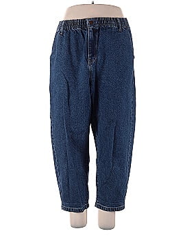 Madewell Pull-On Balloon Jeans in Morningside Wash: TENCEL&trade; Denim Edition (view 1)
